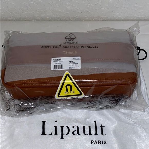 Lipault Paris Leather Chain Strap Shoulder Bag - Picture 9 of 10